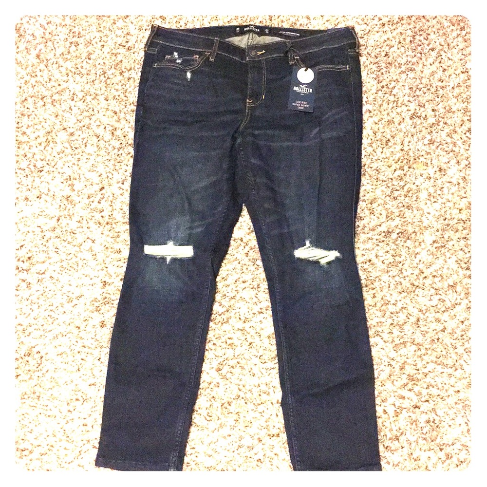 Hollister low rise supper skinny crop 13R NWT